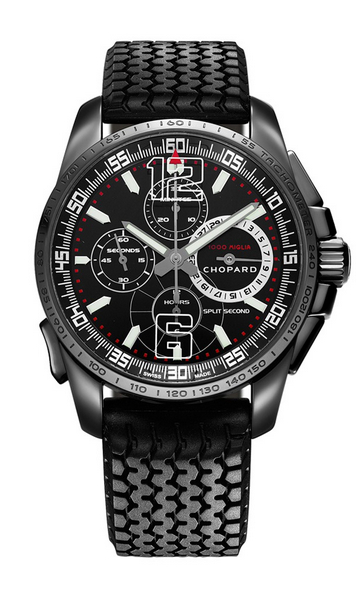 Replica Chopard Mille Miglia GT XL Chrono Split-Seconds Black DLC Steel 168513-3002 replica Watch